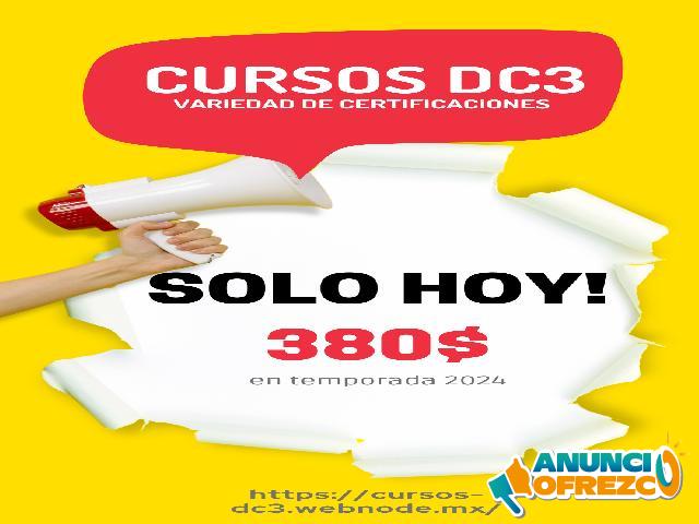 cursos dc3 $380 STPS